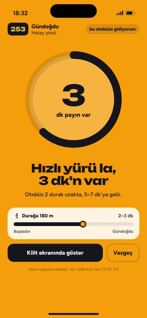 Durağa yürüme
